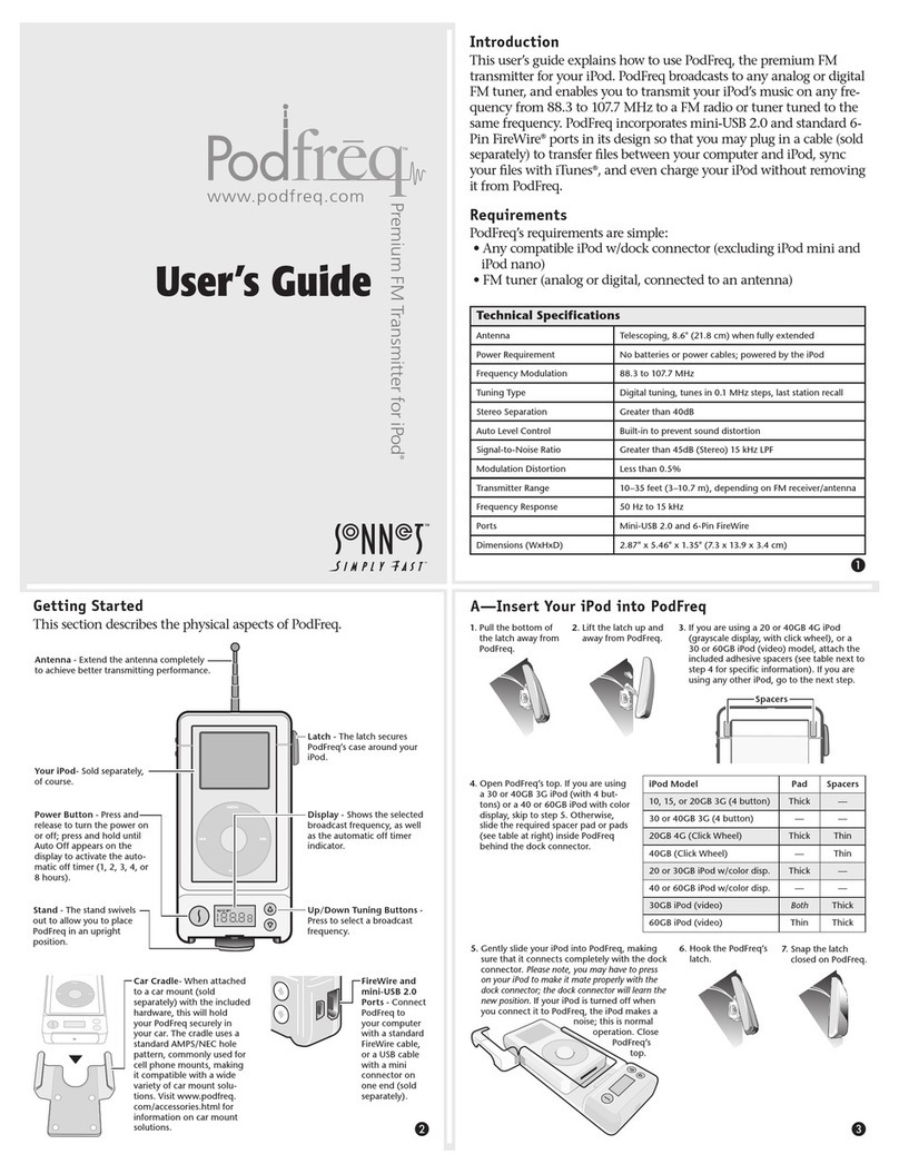 Sonnet Podfreq user guide