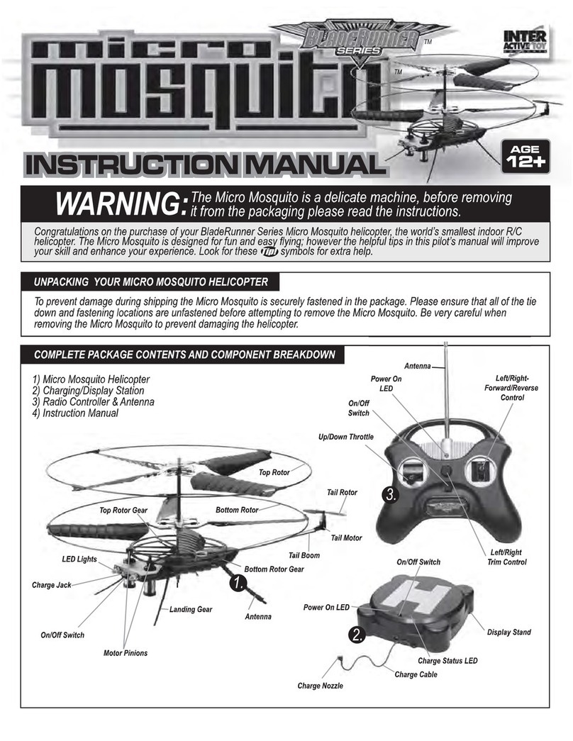 Micro mosquito BladeRunner Series instruction manual