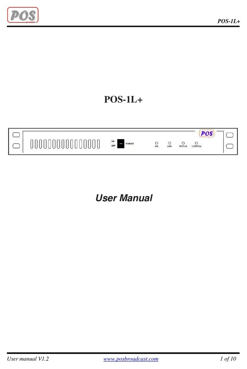 POS POS-1L+ user manual