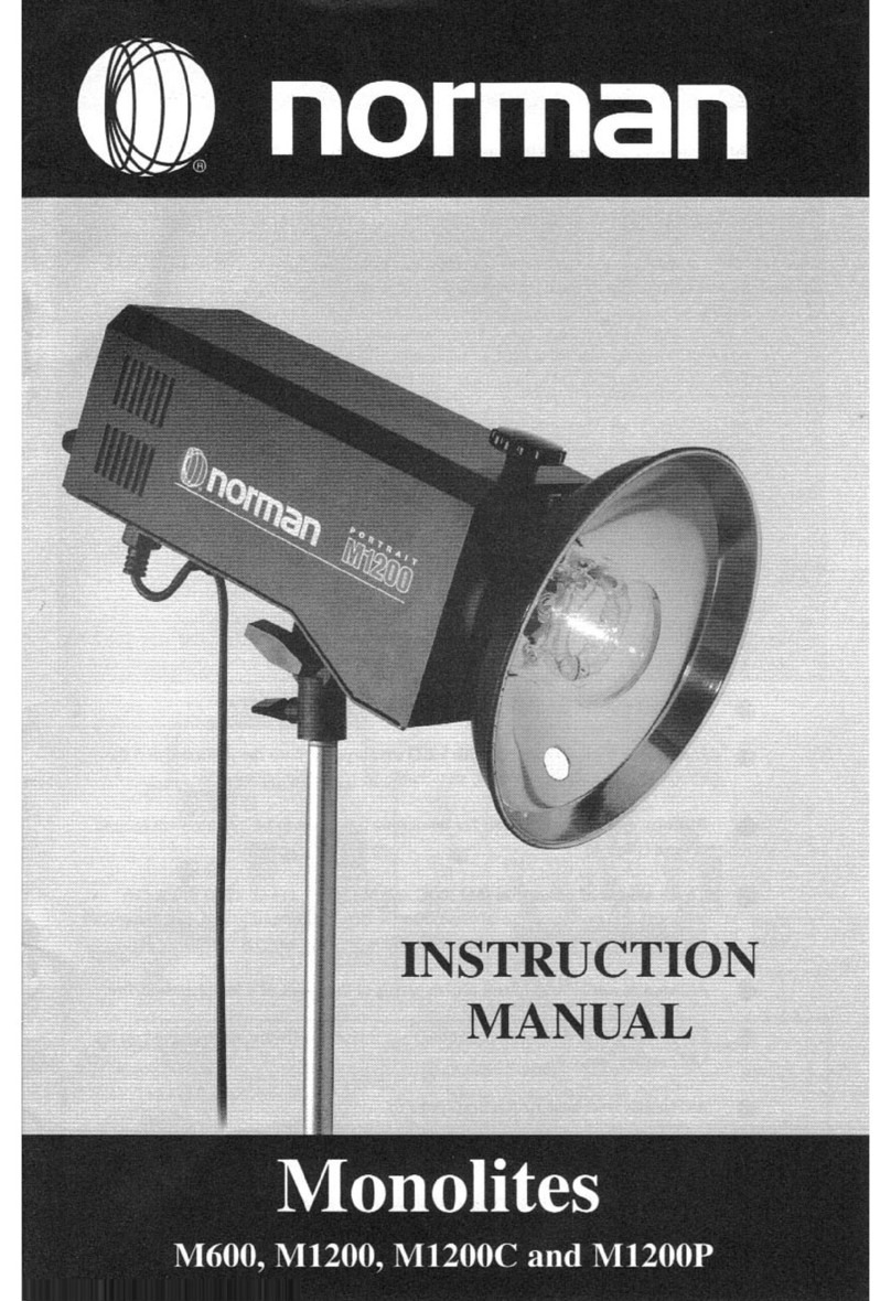 Norman Monolite M600 instruction manual