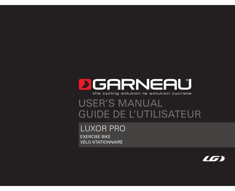 Garneau Luxor Pro user manual
