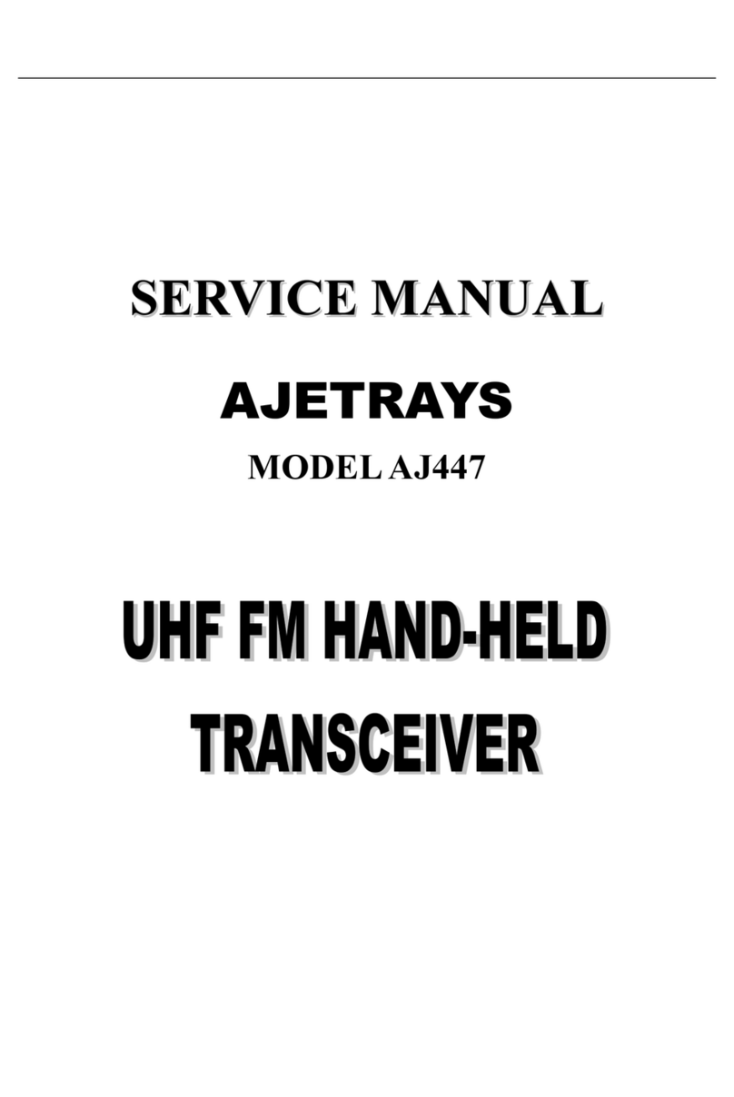 Ajetrays AJ447 User manual