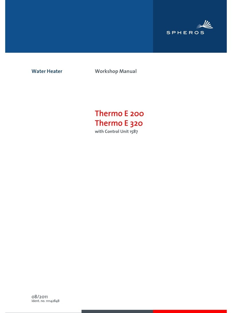 Spheros Thermo E 200 Workshop manual
