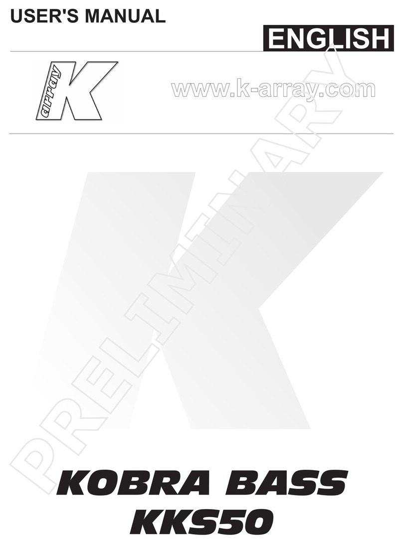 K-array Kobra Bass KKS50 user manual