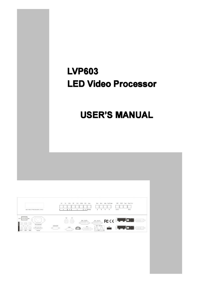 Vdwall LVP603 series user manual