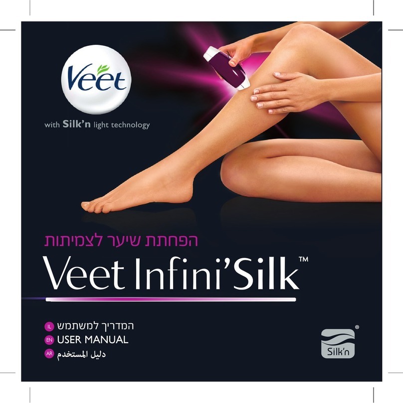 Veet Infini'Silk user manual