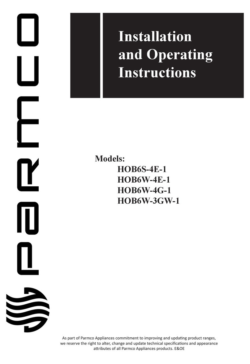 Parmco HOB6S-4E-1 User manual Parmco HOB6S-4E-1 User manual