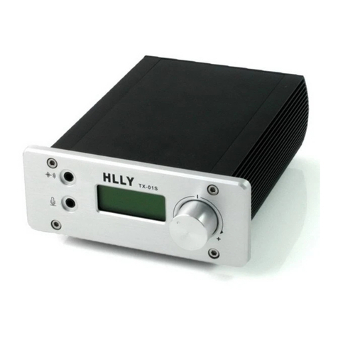 HLLY Electronics HLLY TX-01S instruction manual HLLY Electronics HLLY TX-01S instruction manual