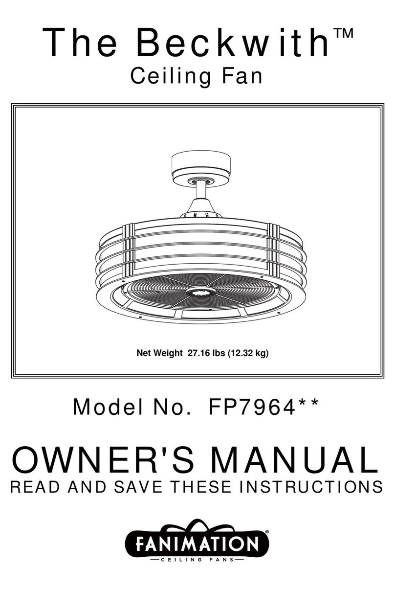 Fanimation The Beckwith FP7964 Series User manual