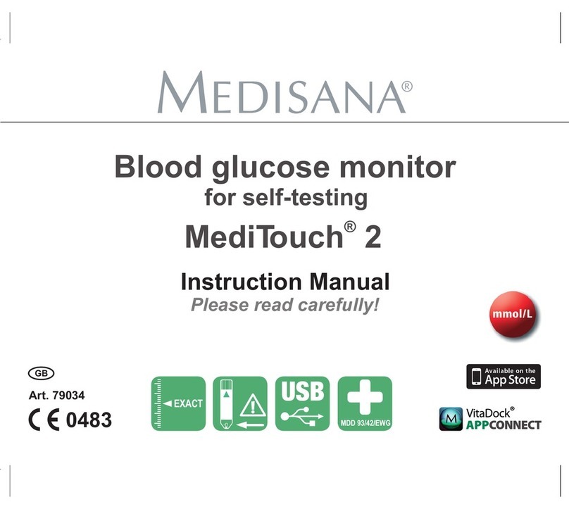 Medisana MediTouch 2 instruction manual