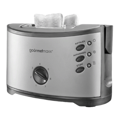 gourmetmaxx Toaster instruction manual gourmetmaxx Toaster instruction manual