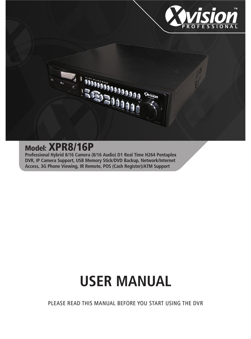 X-Vision XPR8/16P User manual