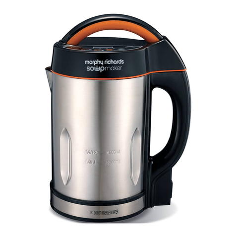 Morphy Richards Soup Maker Serrator Blade User manual