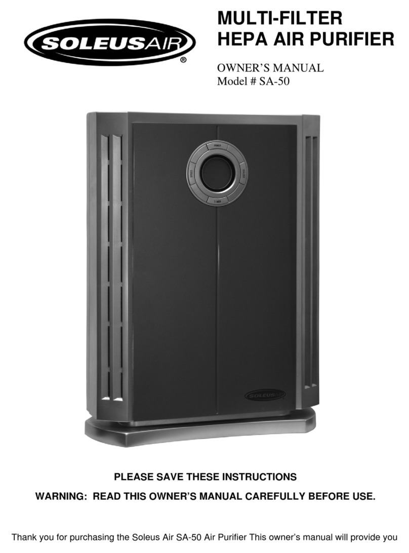 Soleus Air SA-50 User manual
