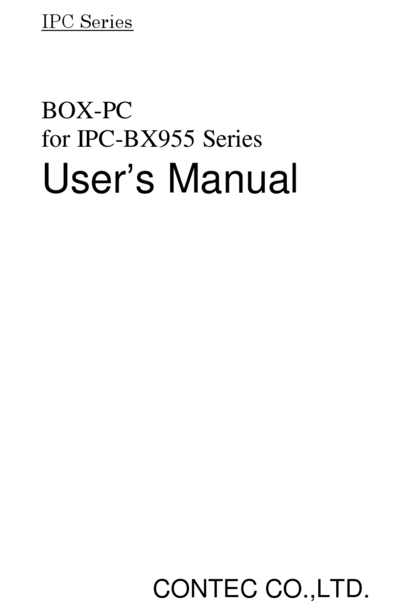 Contec IPC-BX955D-DCxx0 Series user manual