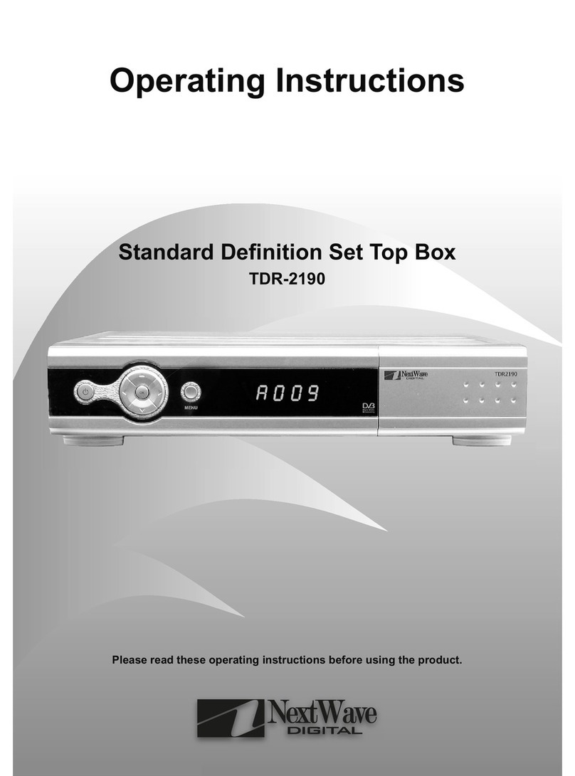 NextWave Digital TDR-2190 operating instructions