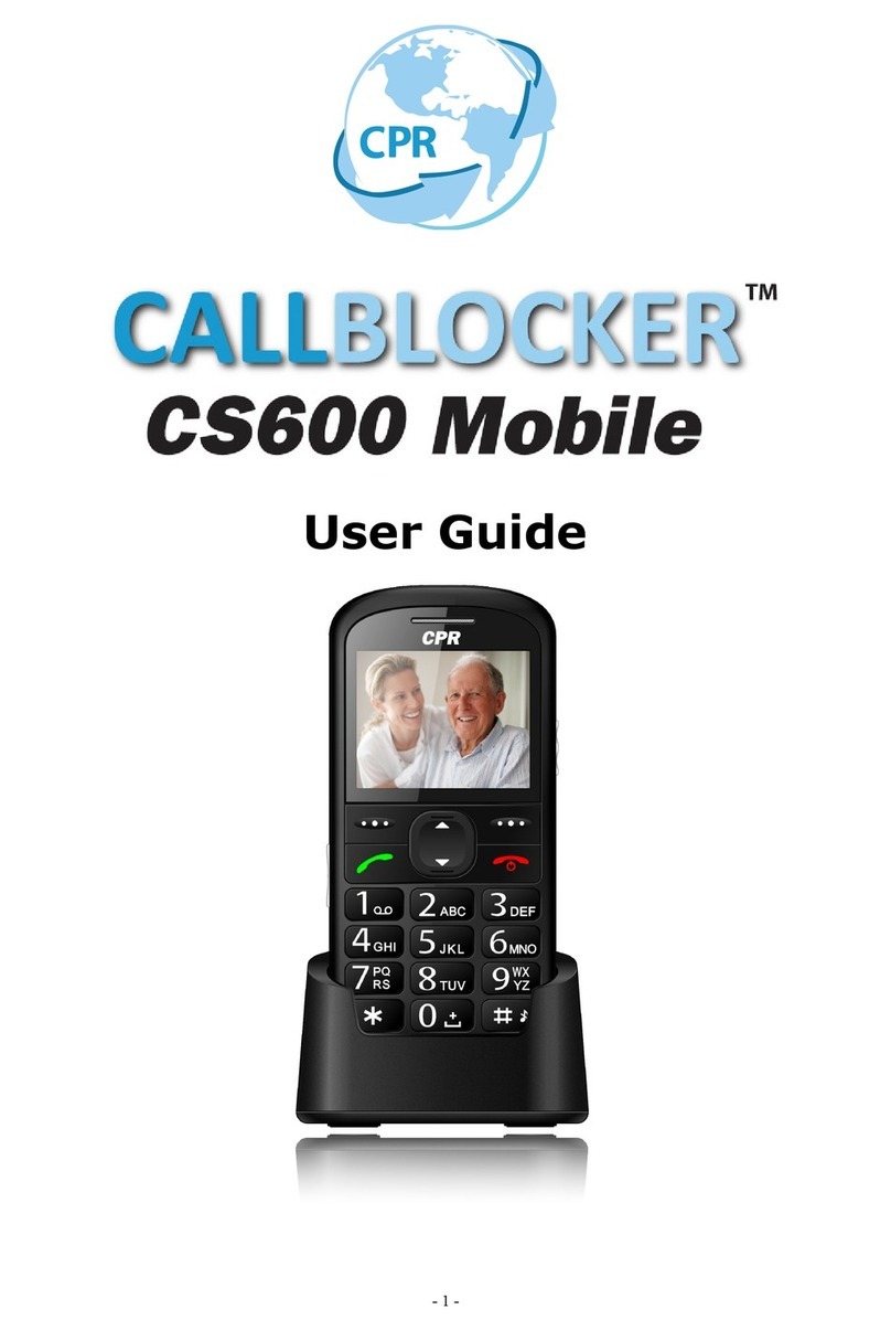 CPR Callblocker CS600 User manual