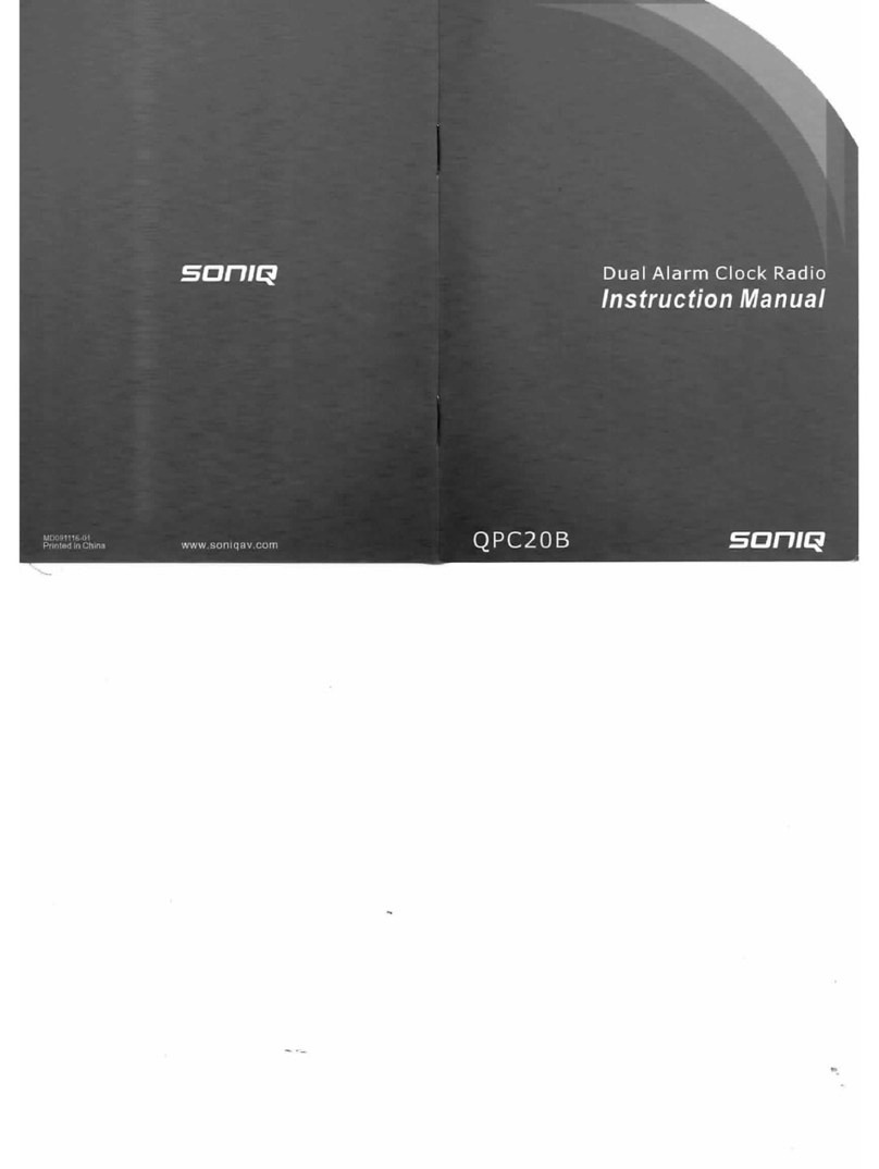 SONIQ QPC20B instruction manual