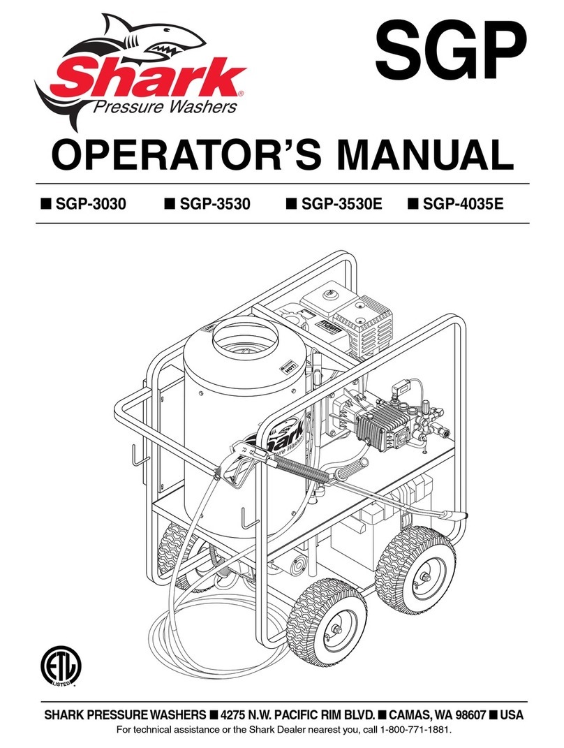 Shark SGP-3030 Operator's manual
