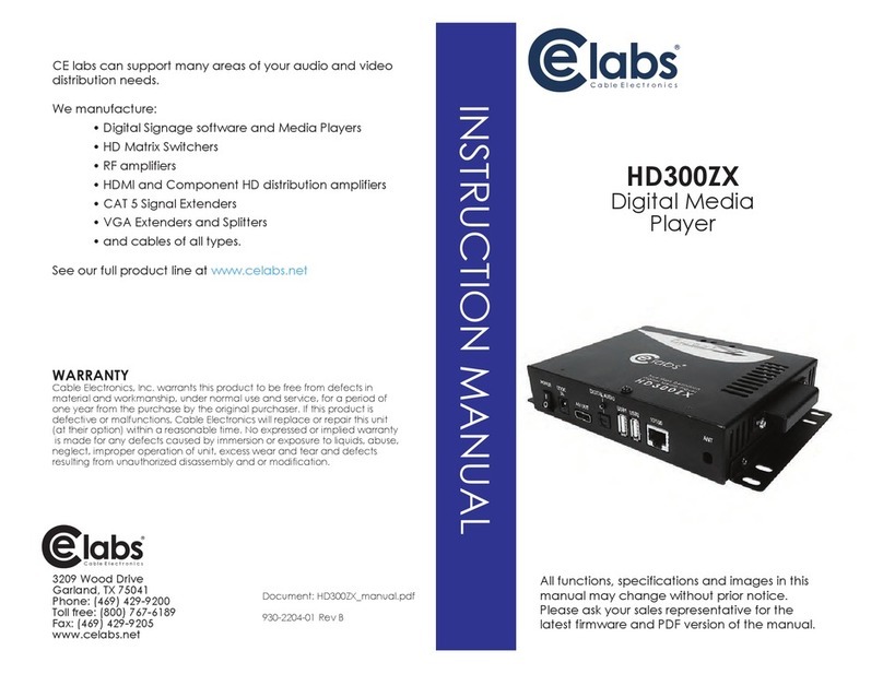 Celabs HD300ZX instruction manual