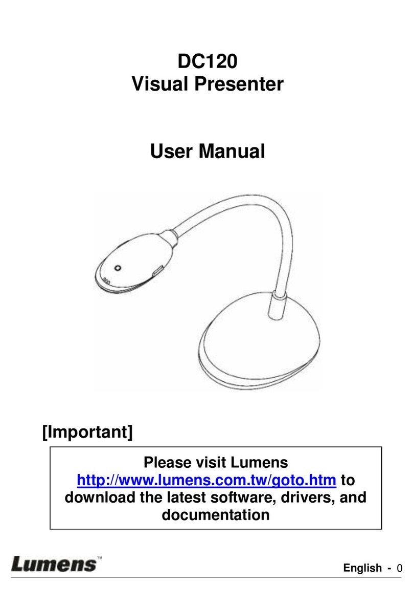 Lumens DC120 User manual