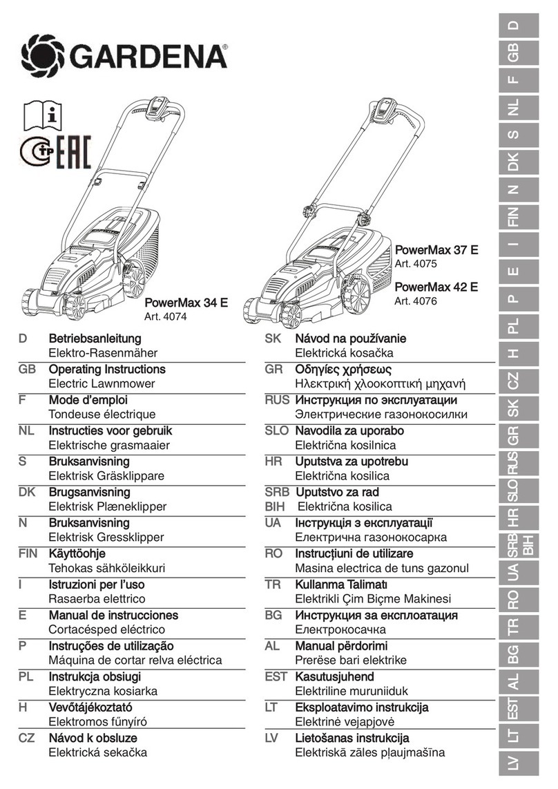 Gardena PowerMax 34 E operating instructions