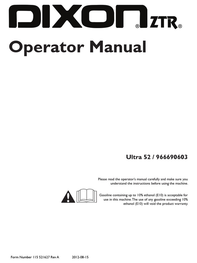 Dixon 966690603 Operator's manual
