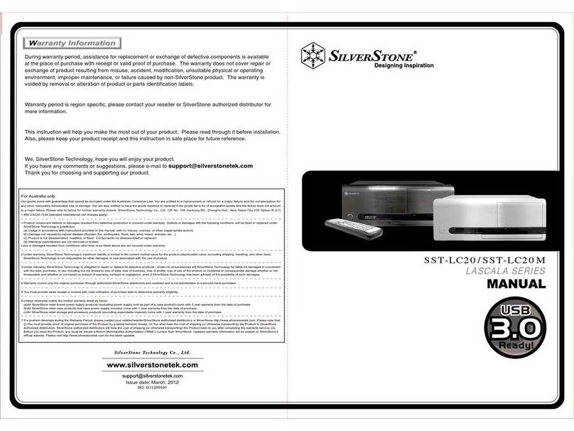 SilverStone SST-LC20 User manual