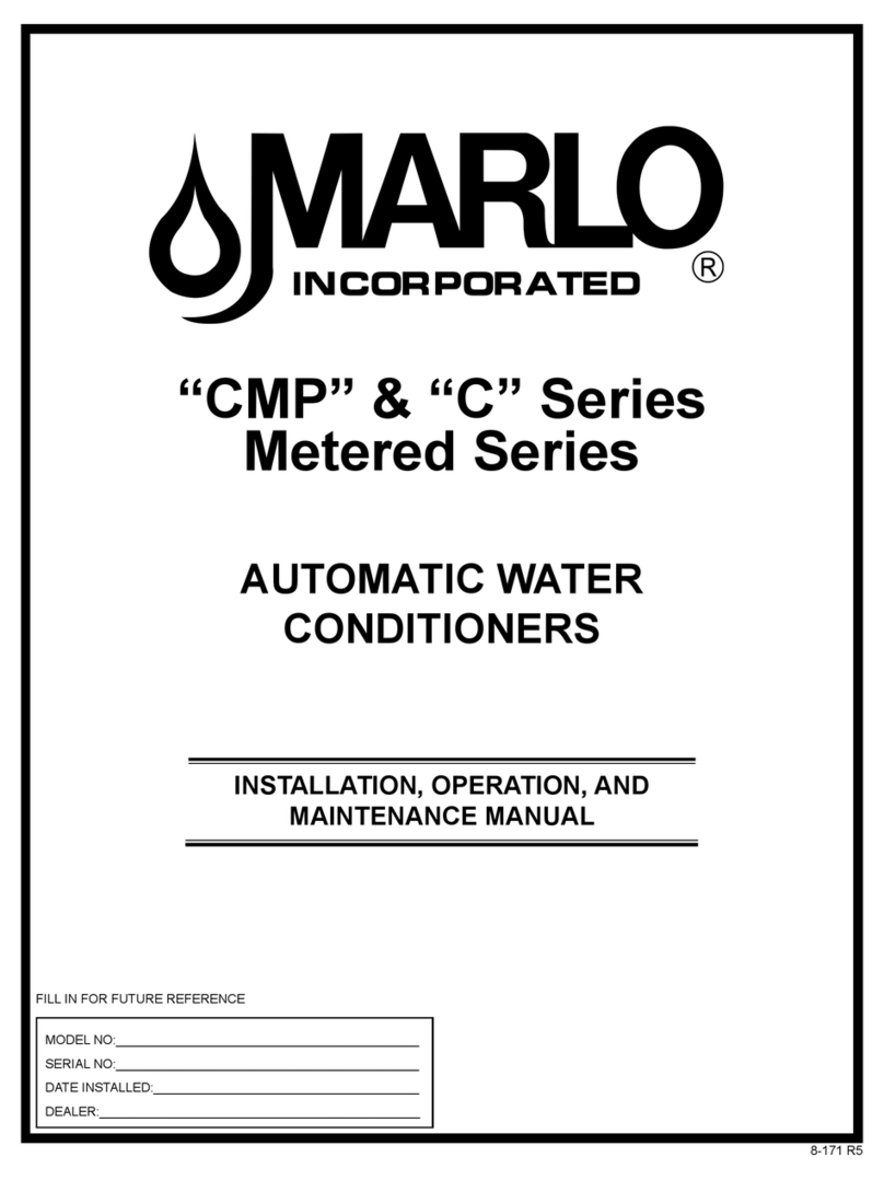Marlo Incorporated CMP series Installation, operation and maintenance manual