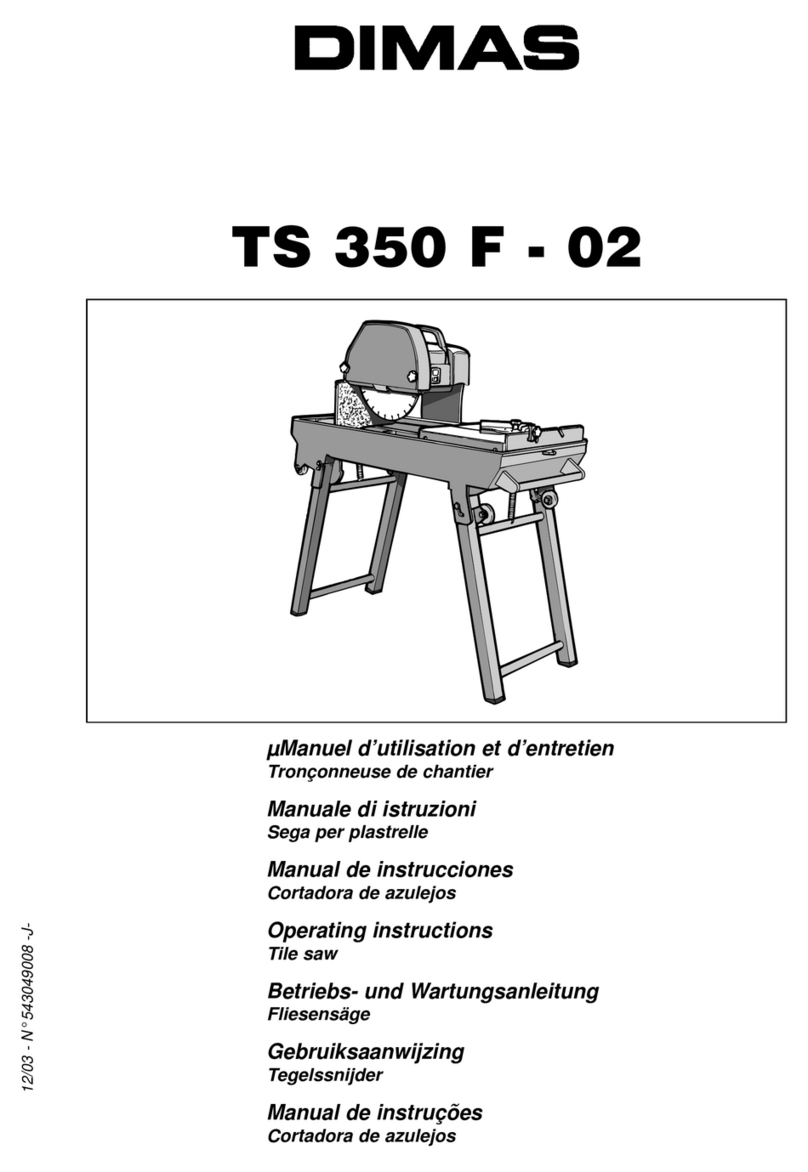 Dimas TS 350 F - 02 User manual