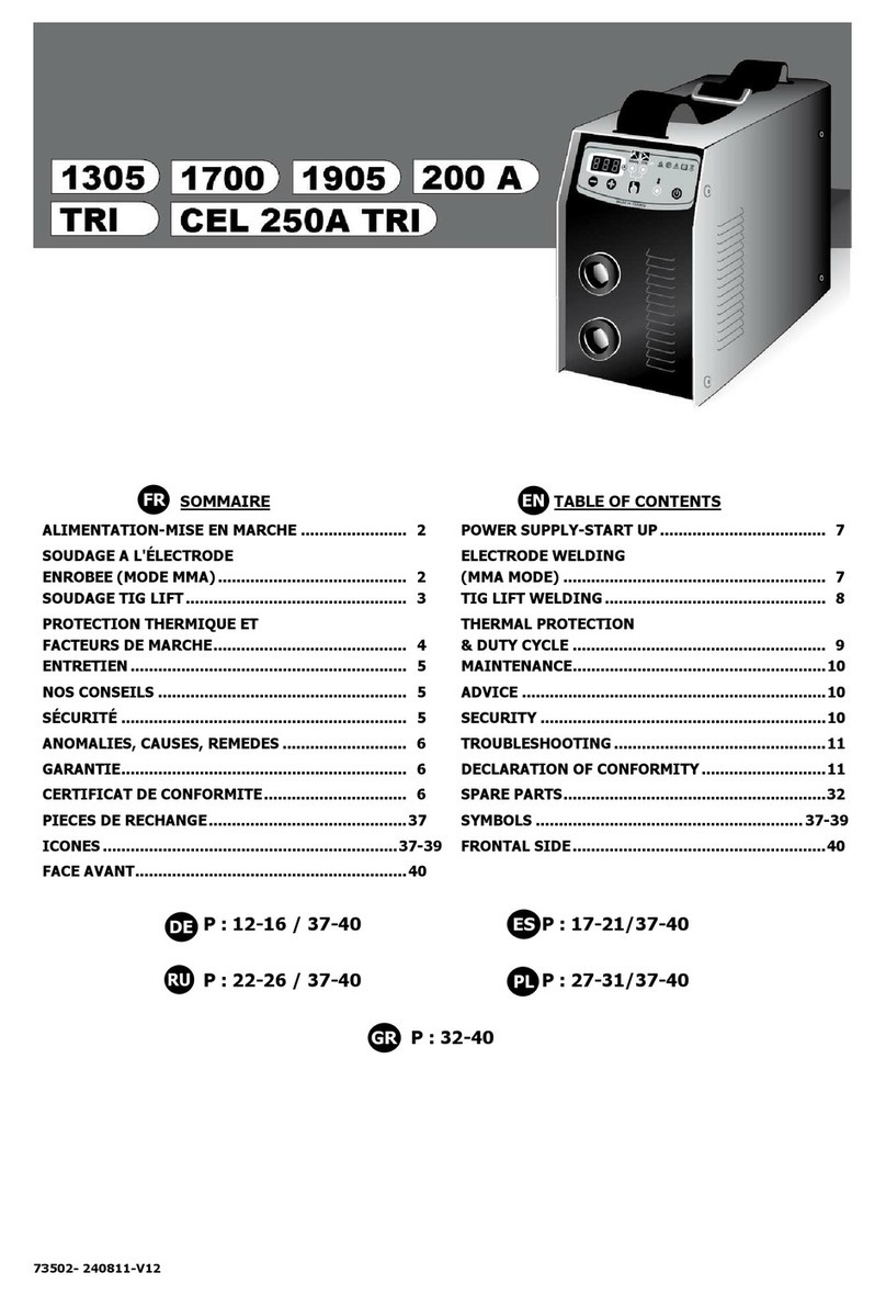 GYS 1305 User manual GYS 1305 User manual