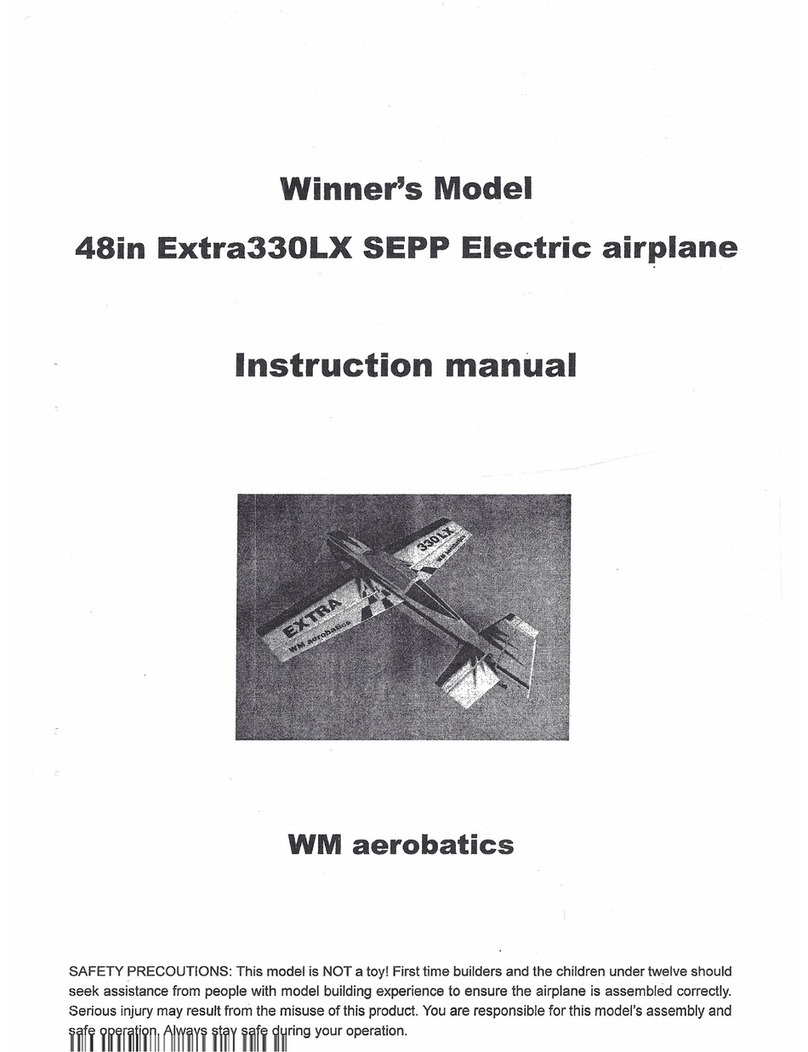 WM aerobatics 48in Extra330LX SEPP instruction manual