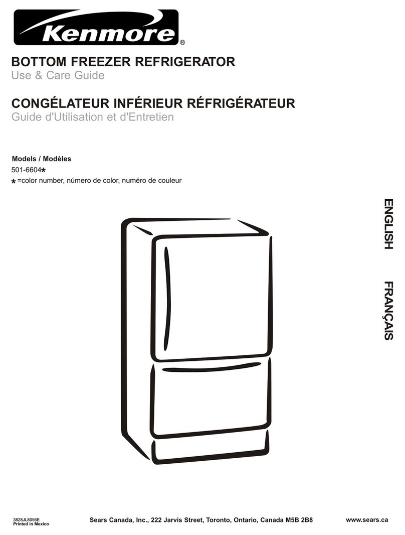Kenmore 501-6604 Use & care guide