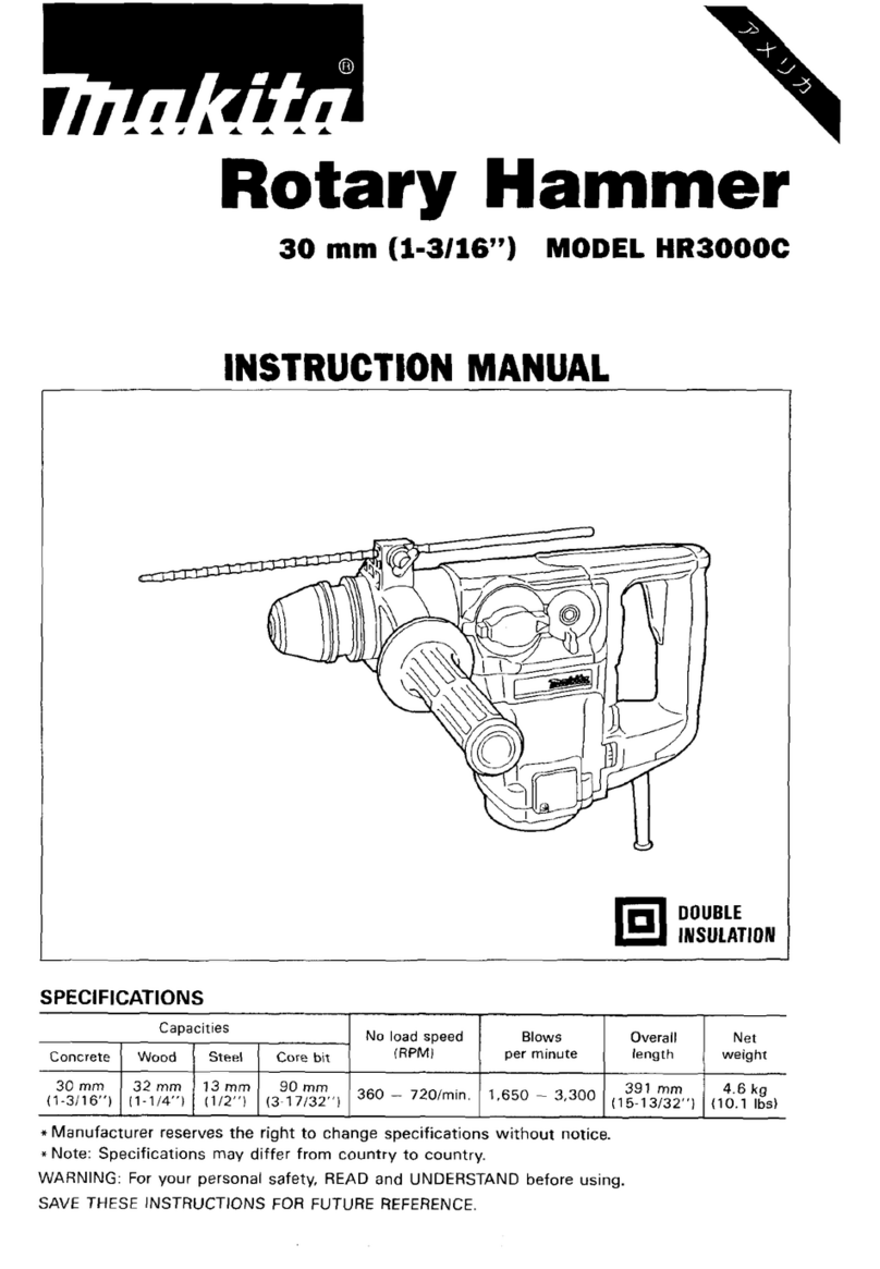Makita HR3000C instruction manual