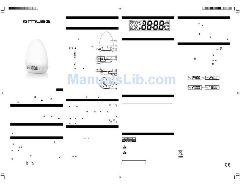 Muse electronics M-095 user manual