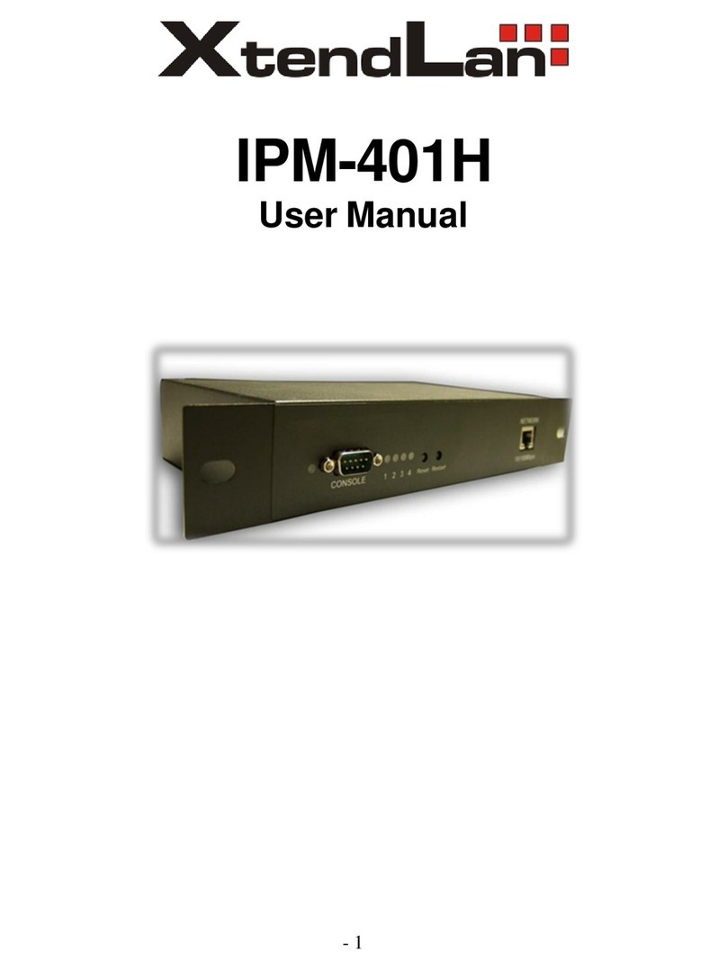 XtendLan IPM-401H user manual