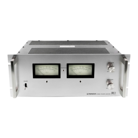 Pioneer SPEC-2 User manual