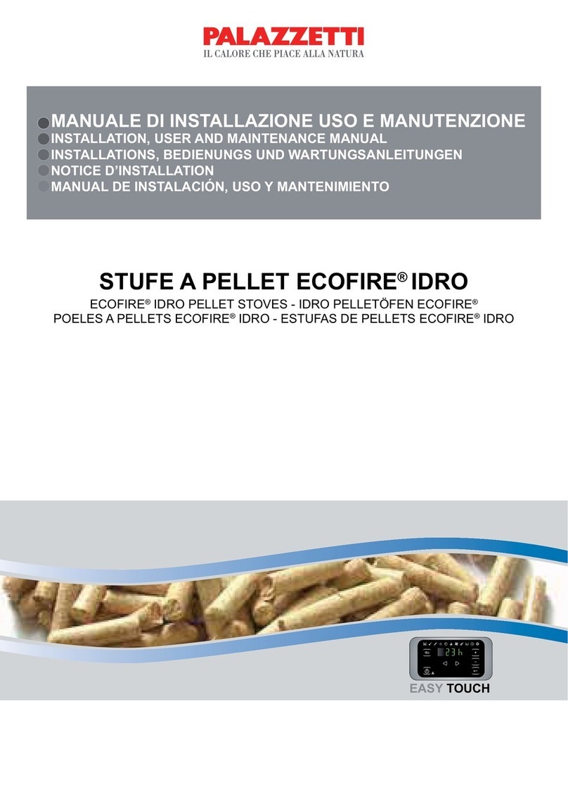 Palazzetti EcoFire IDRO Installation, user and maintenance manual