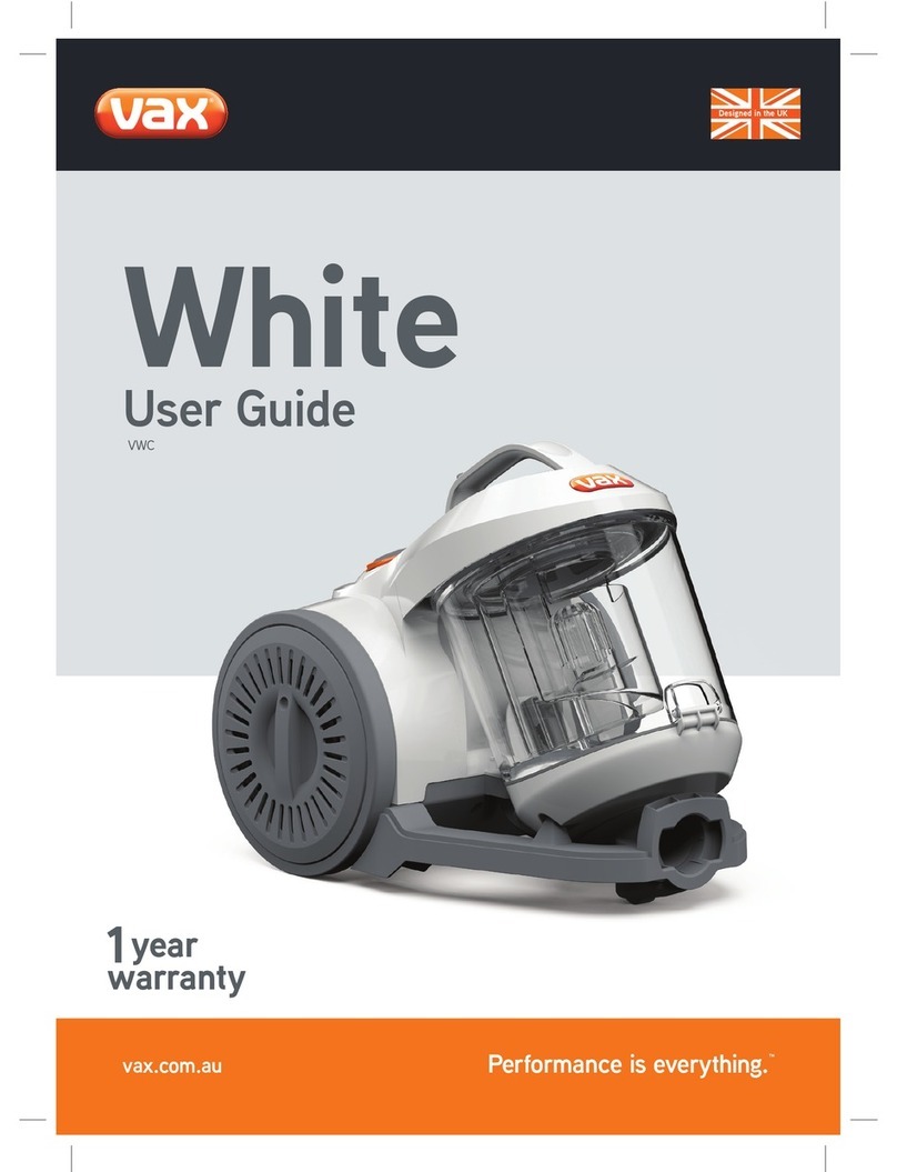 Vax White VWC User manual