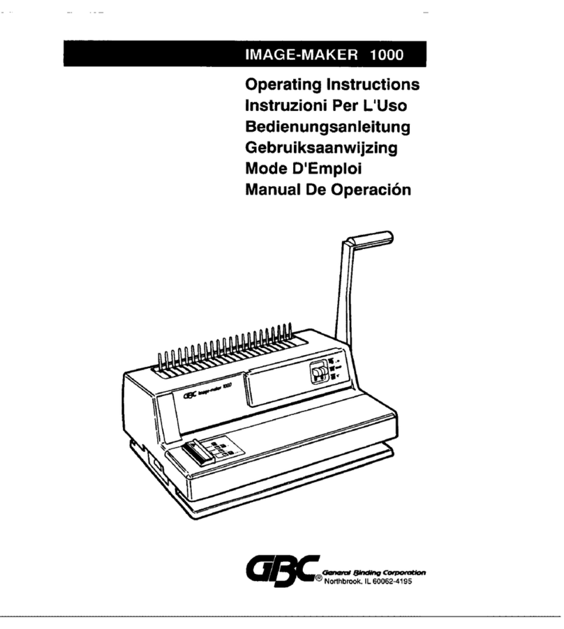GBC Image-maker 1000 User manual