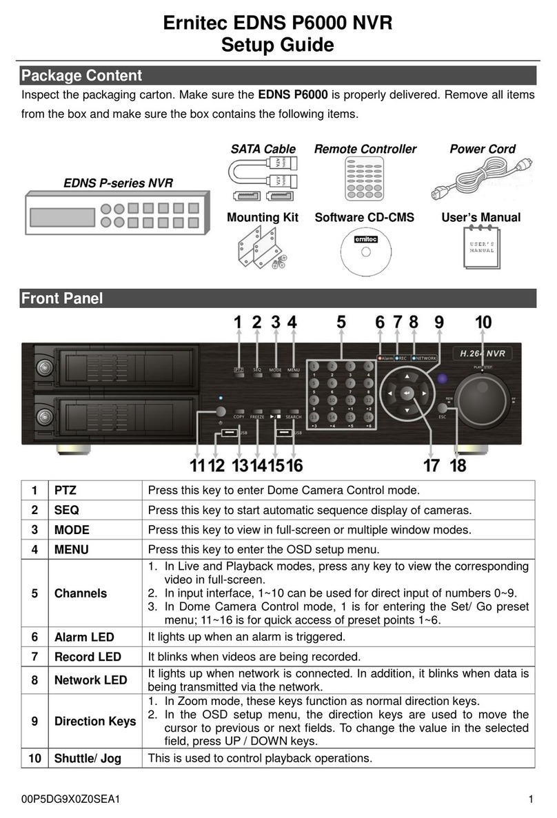 ERNITEC EDNS P6000 Setup guide