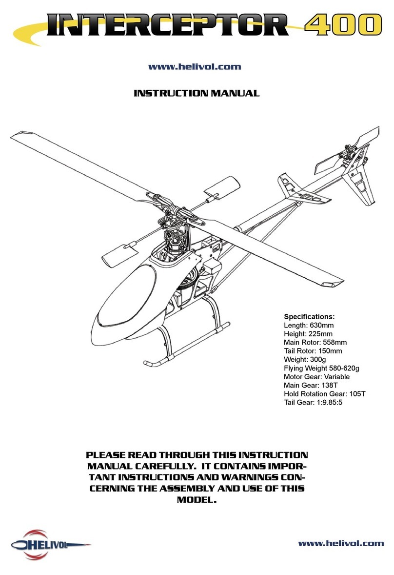 helivol Interceptor 400 User manual