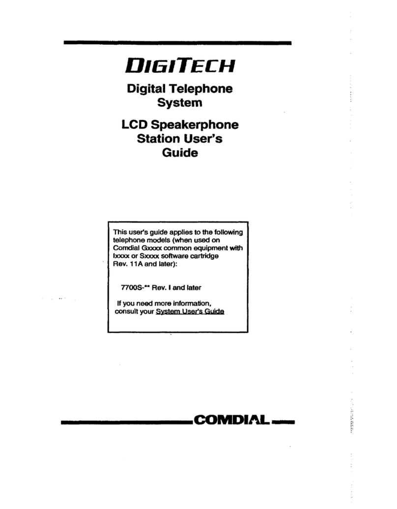 digi-tech 7700S user guide