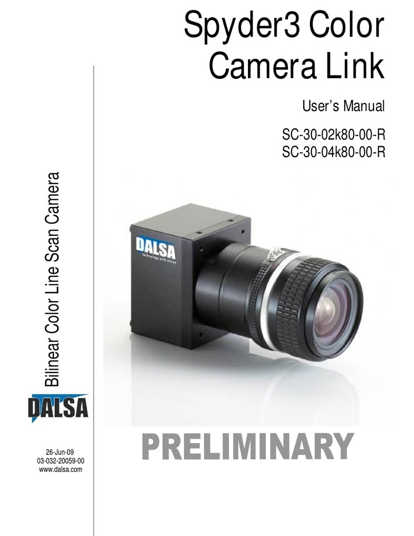 Dalsa Spyder3 SC-30-02K80-00-R User manual