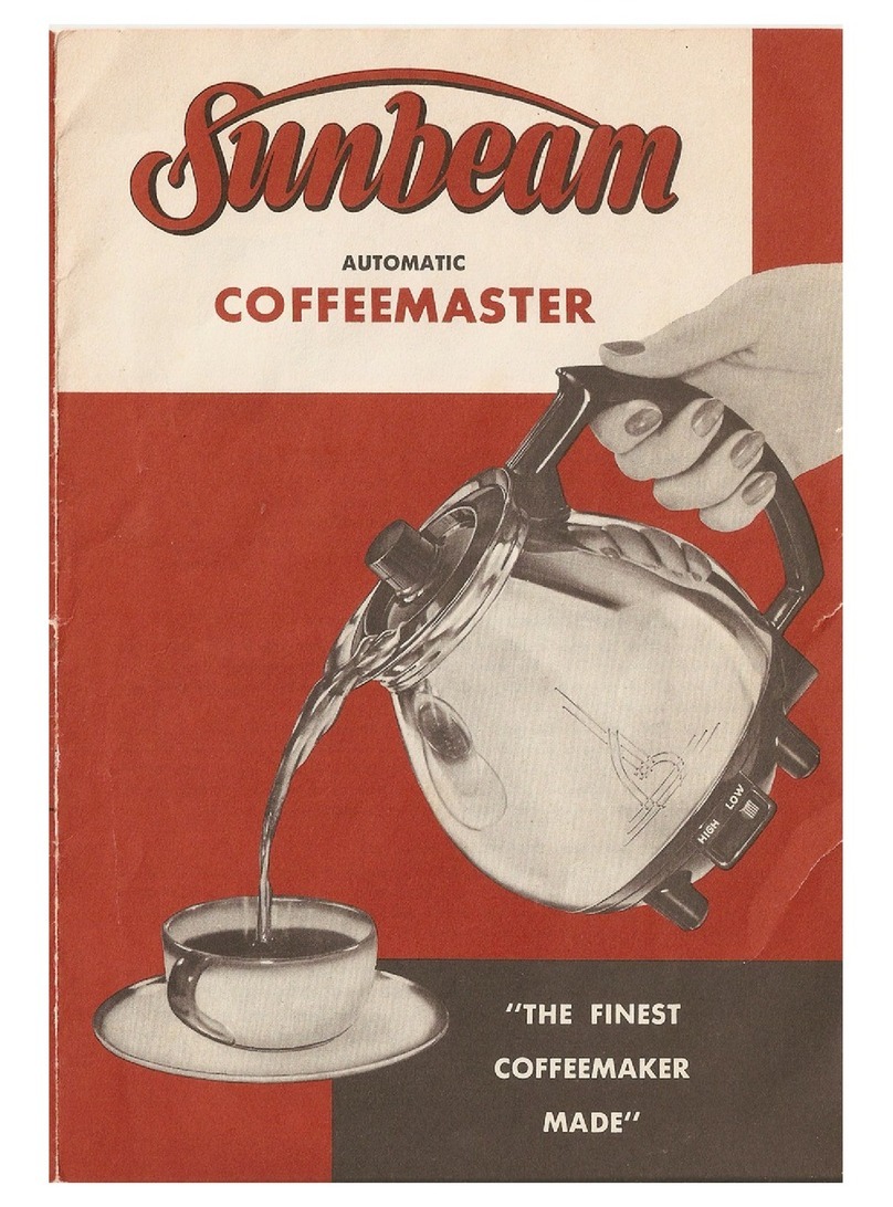 Sunbeam Automatic Coffeemaster user guide