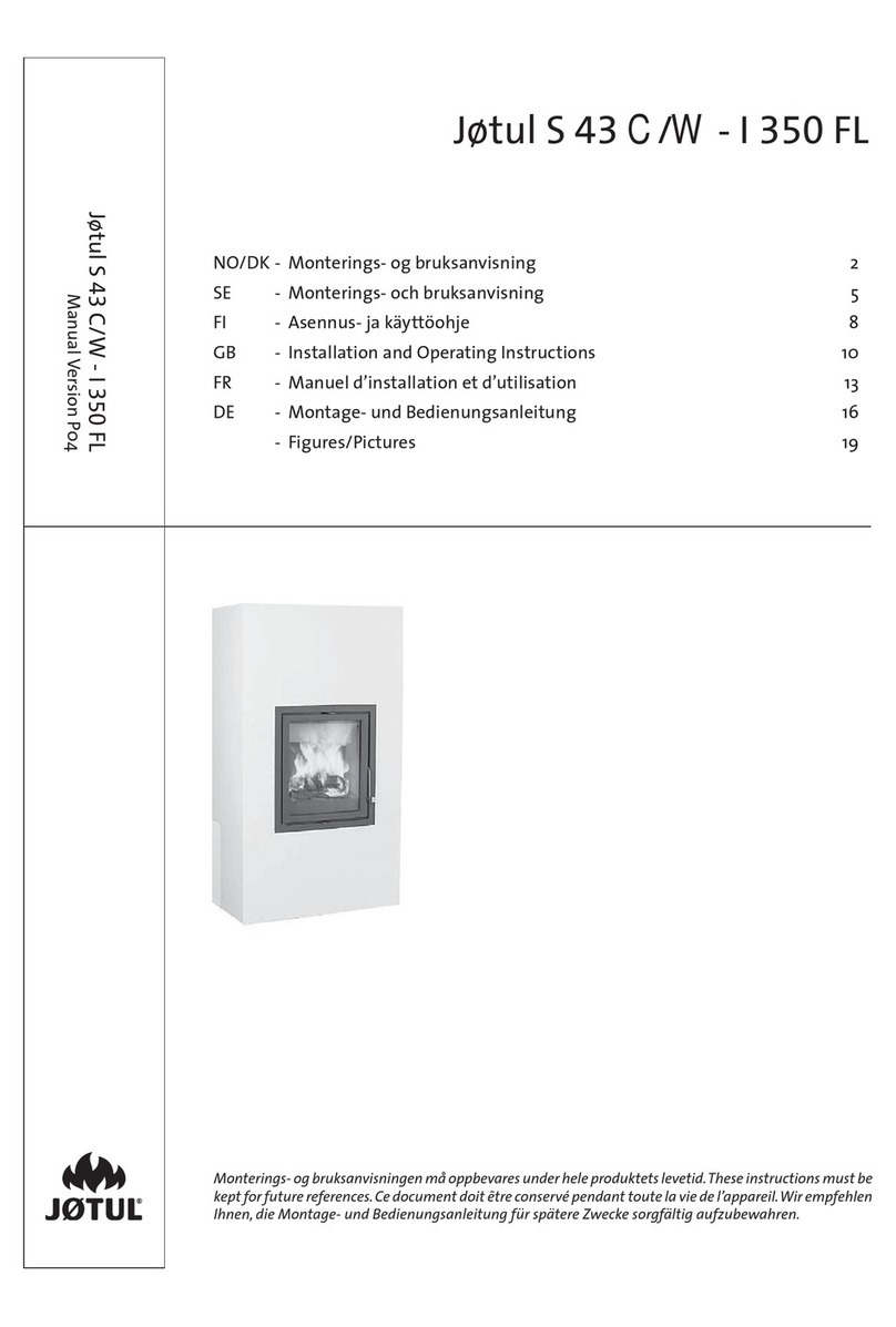Jøtul S 43 C User manual