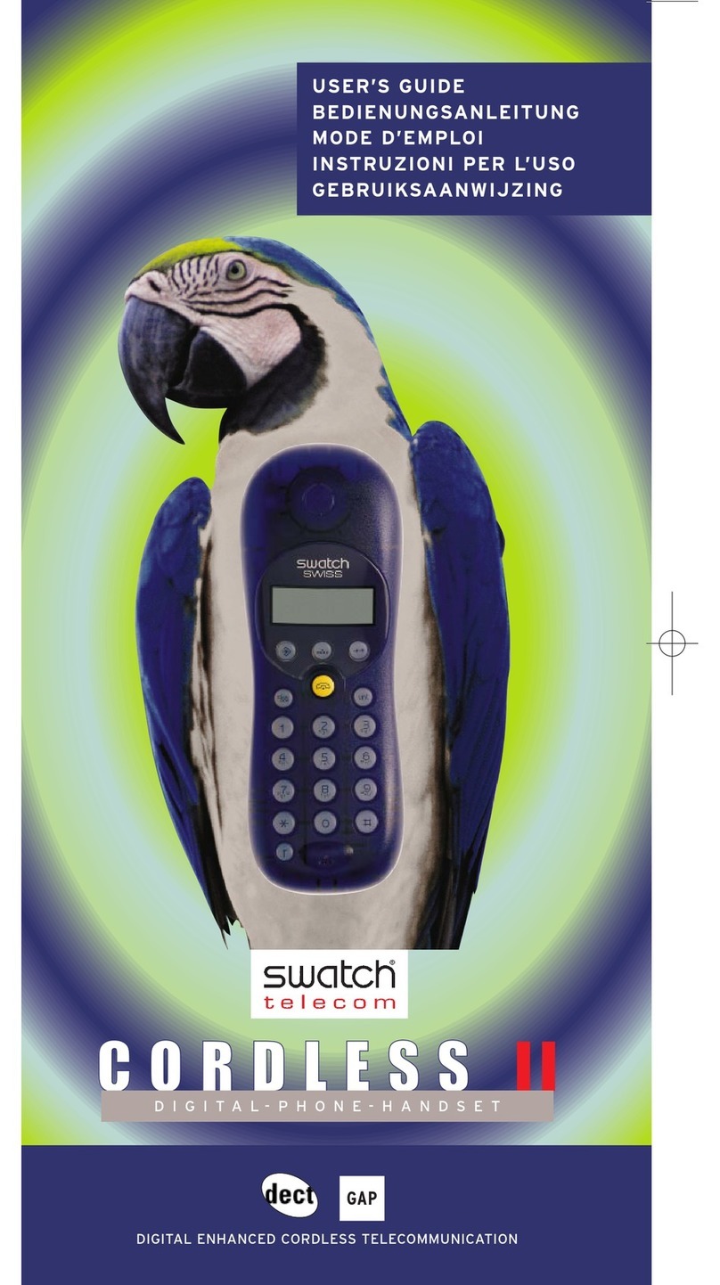 Swatch CORDLESS II user guide