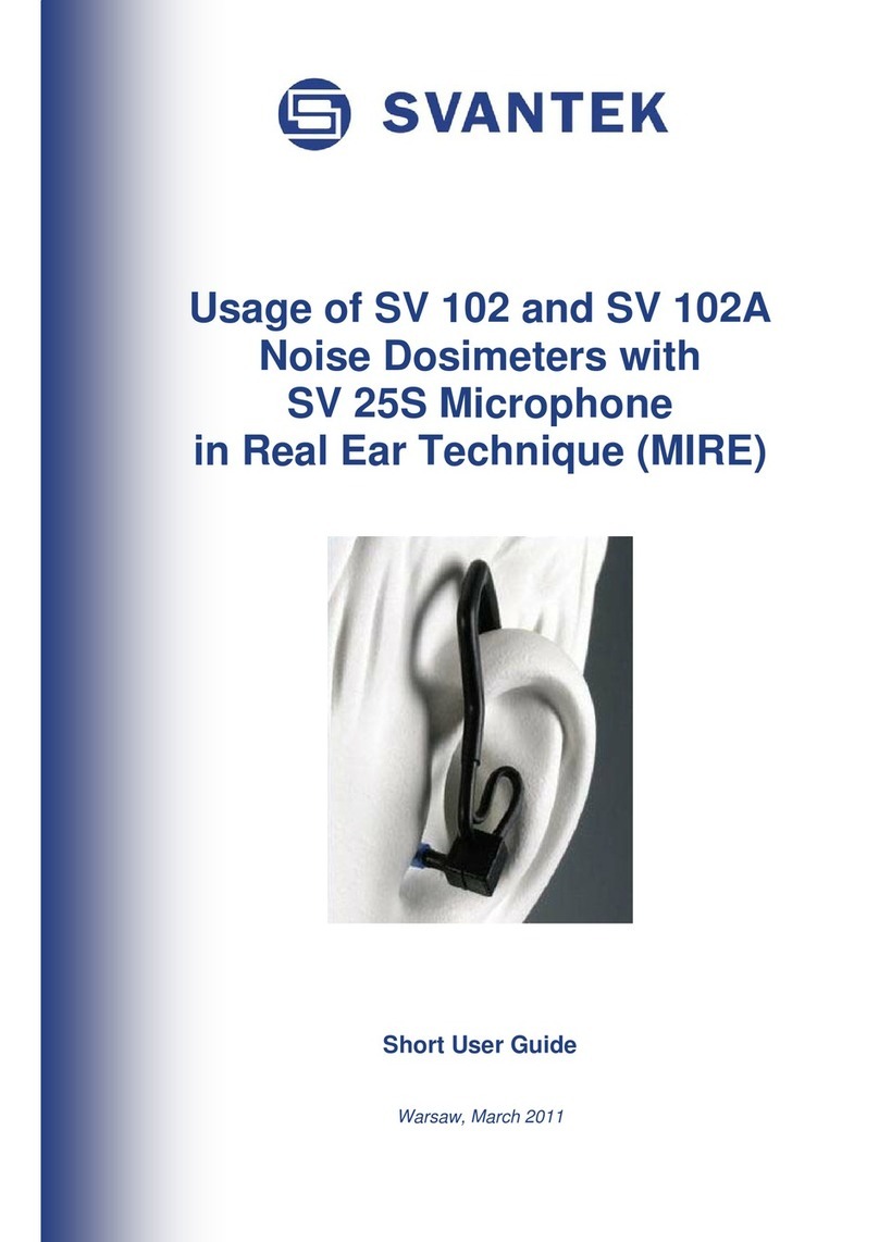 Svantek SV 102 Short user guide