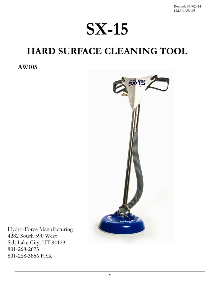 Hydro-Force SX-15 manual