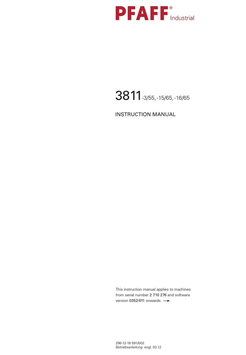 Pfaff 3811-3/55 User manual